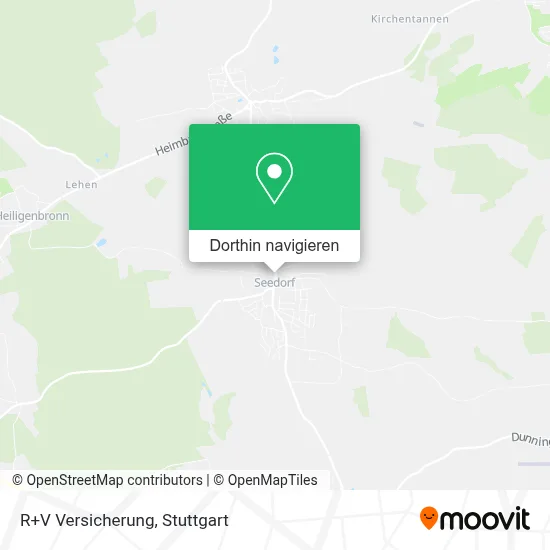 R+V Versicherung Karte