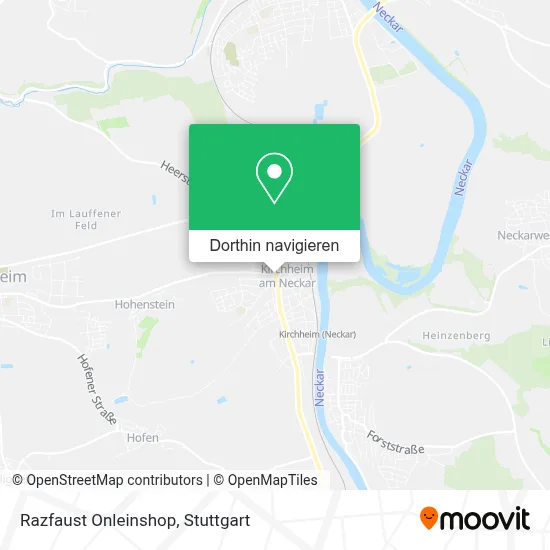 Razfaust Onleinshop Karte