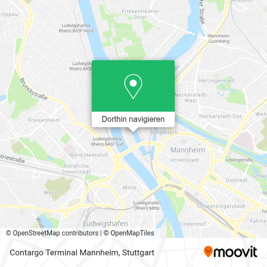 Contargo Terminal Mannheim Karte