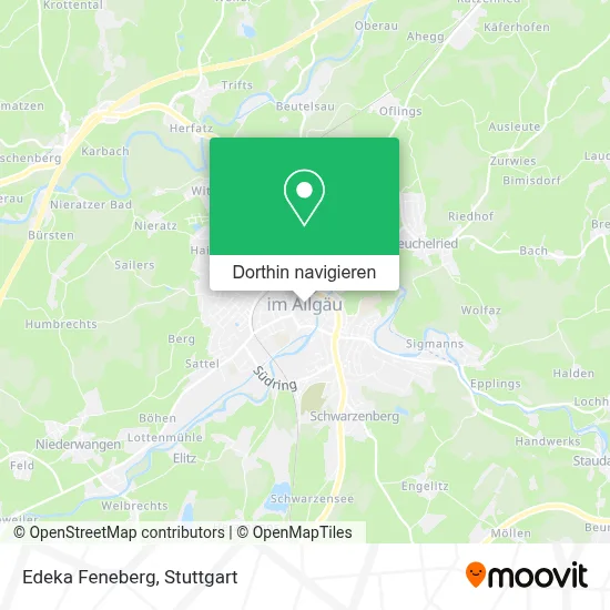 Edeka Feneberg Karte