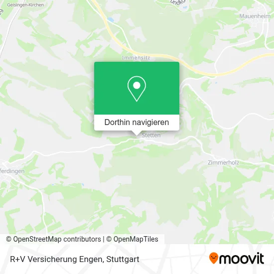 R+V Versicherung Engen Karte
