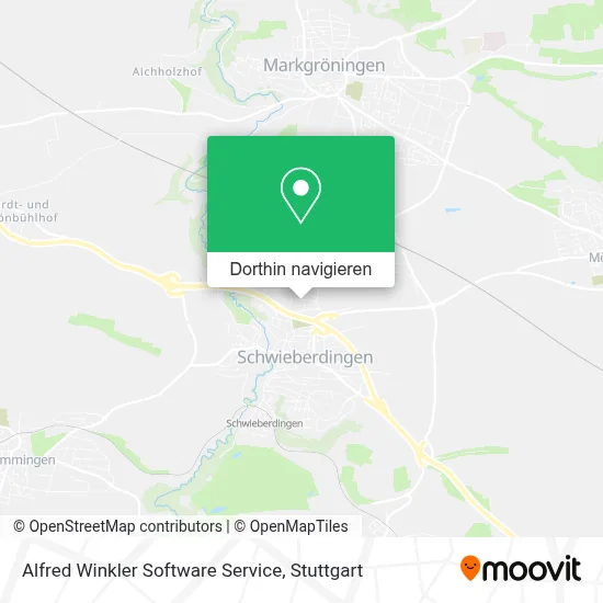 Alfred Winkler Software Service Karte