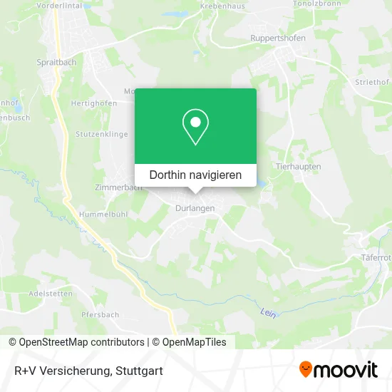 R+V Versicherung Karte