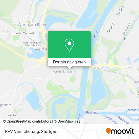 R+V Versicherung Karte