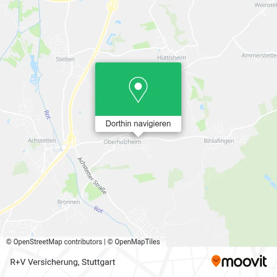 R+V Versicherung Karte