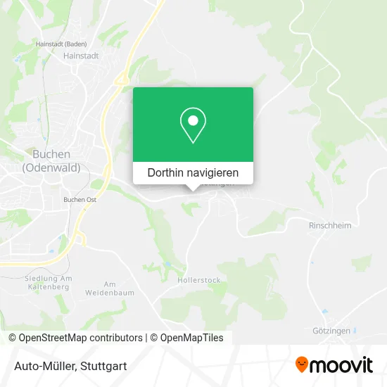 Auto-Müller Karte
