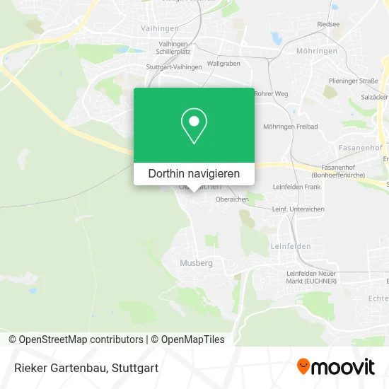 Rieker Gartenbau Karte