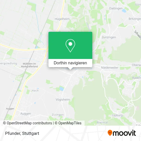 Pfunder Karte
