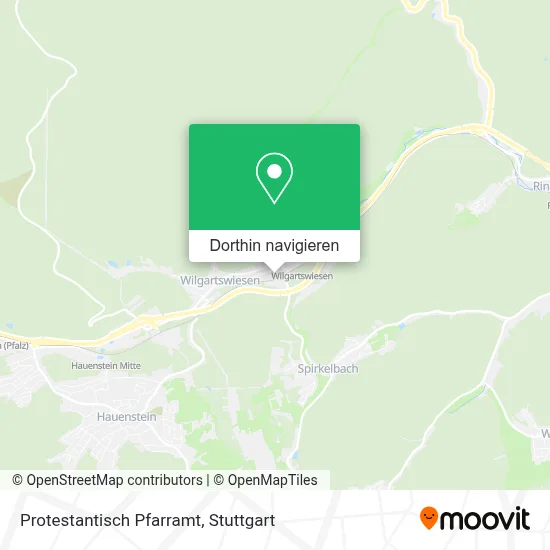 Protestantisch Pfarramt Karte