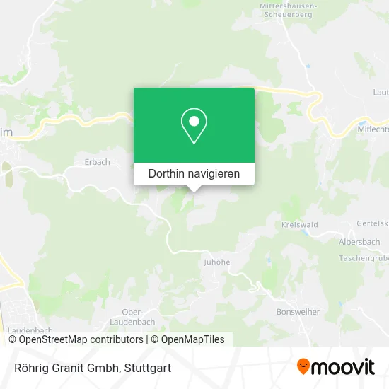 Röhrig Granit Gmbh Karte