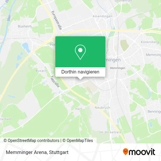 Memminger Arena Karte