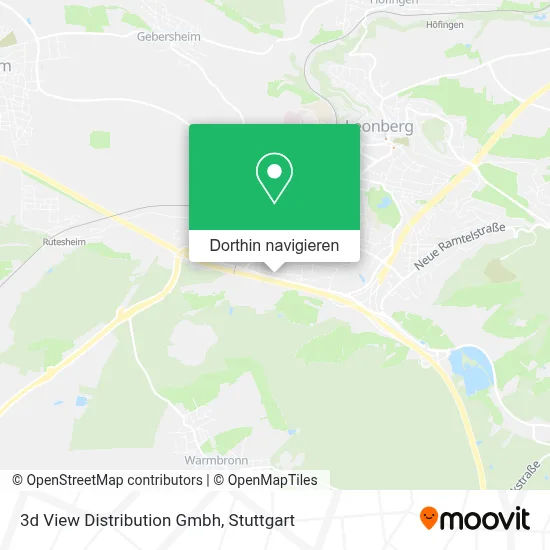 3d View Distribution Gmbh Karte