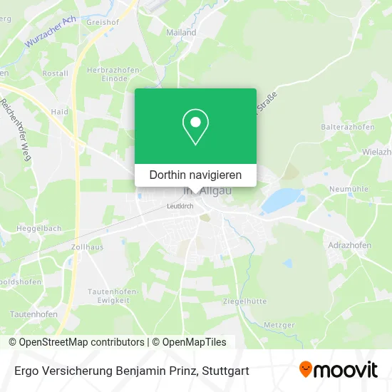 Ergo Versicherung Benjamin Prinz Karte