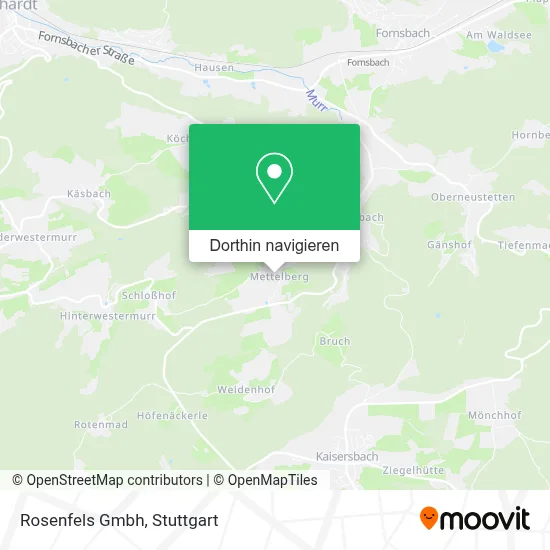 Rosenfels Gmbh Karte