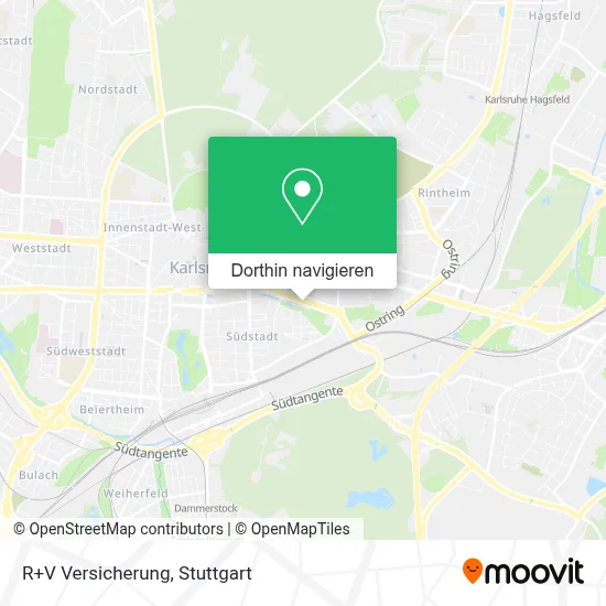 R+V Versicherung Karte