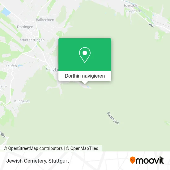Jewish Cemetery Karte