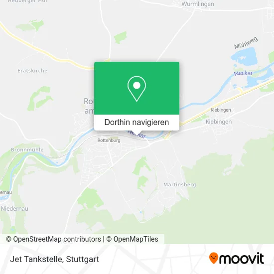 Jet Tankstelle Karte