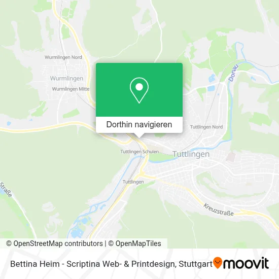 Bettina Heim - Scriptina Web- & Printdesign Karte