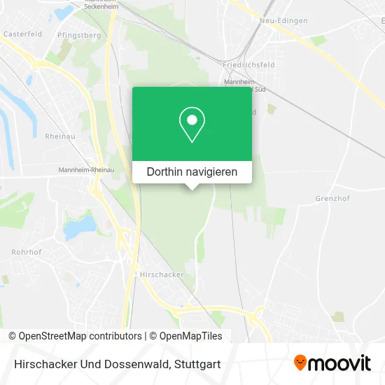 Hirschacker Und Dossenwald Karte