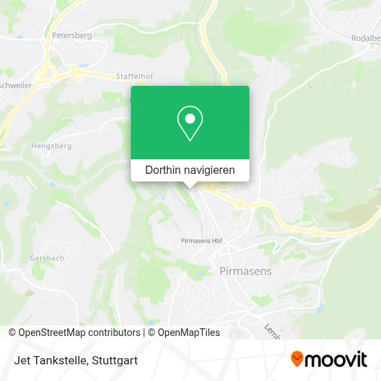Jet Tankstelle Karte