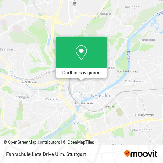 Fahrschule Lets Drive Ulm Karte