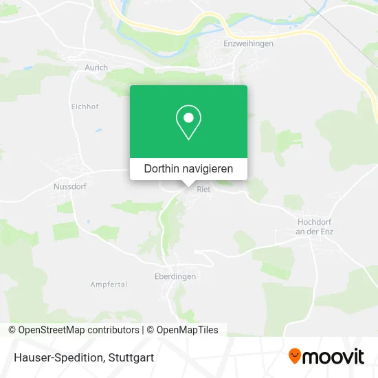 Hauser-Spedition Karte