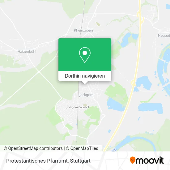 Protestantisches Pfarramt Karte