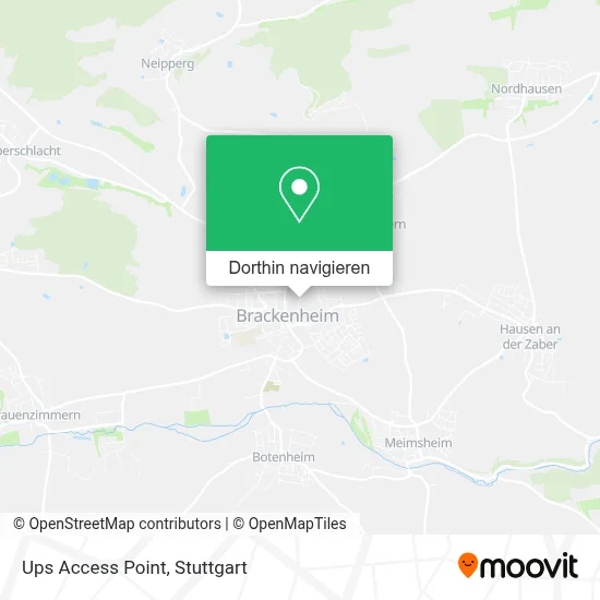 Ups Access Point Karte