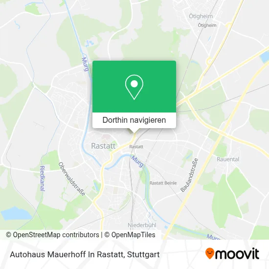 Autohaus Mauerhoff In Rastatt Karte