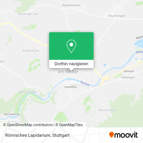 Römisches Lapidarium Karte