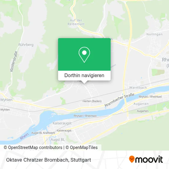 Oktave Chratzer Brombach Karte
