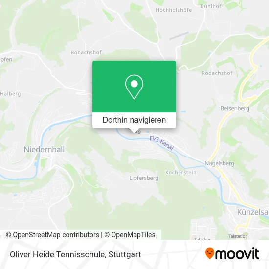 Oliver Heide Tennisschule Karte