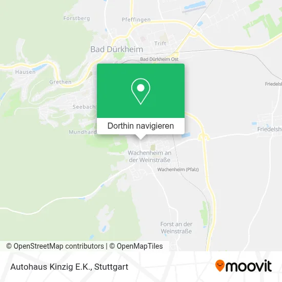 Autohaus Kinzig E.K. Karte