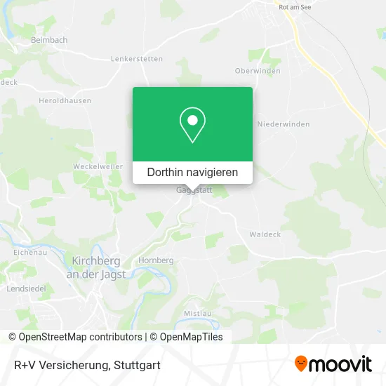 R+V Versicherung Karte