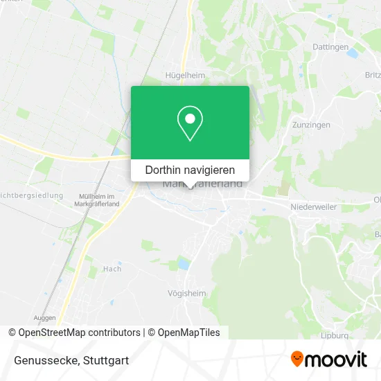 Genussecke Karte