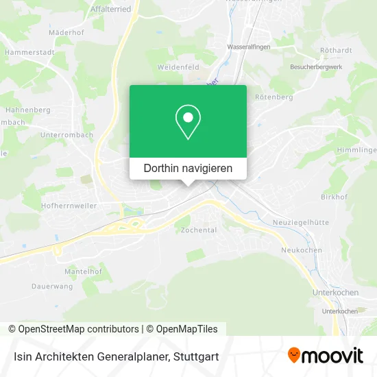 Isin Architekten Generalplaner Karte