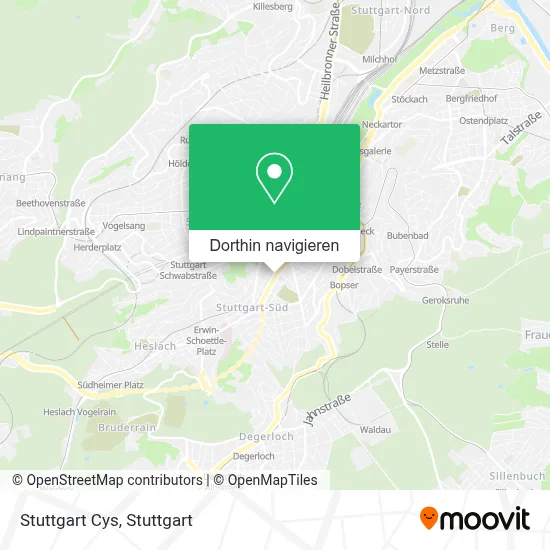 Stuttgart Cys Karte