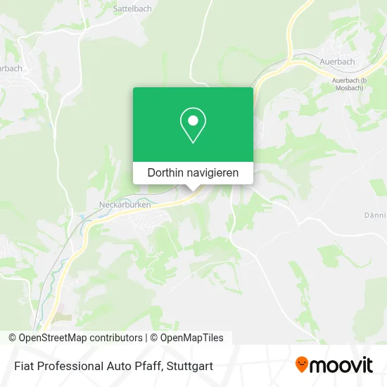 Fiat Professional Auto Pfaff Karte