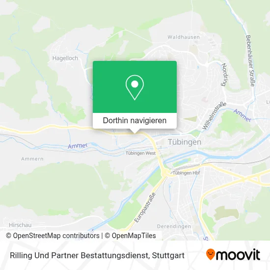Rilling Und Partner Bestattungsdienst Karte