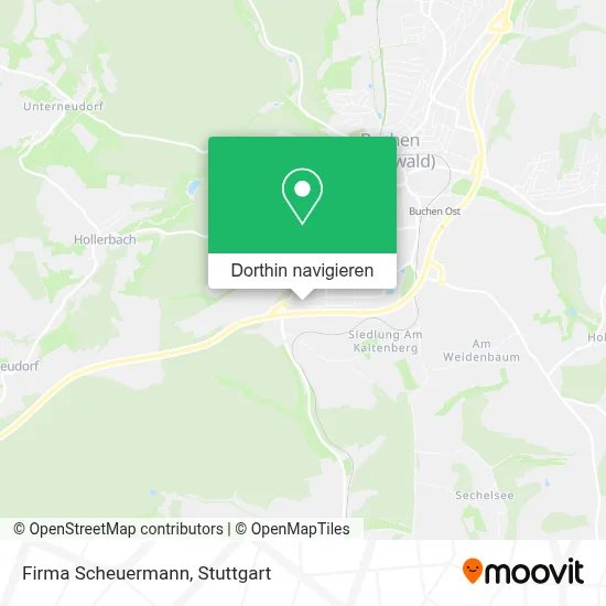 Firma Scheuermann Karte