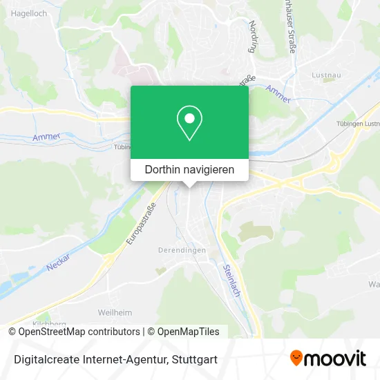 Digitalcreate Internet-Agentur Karte