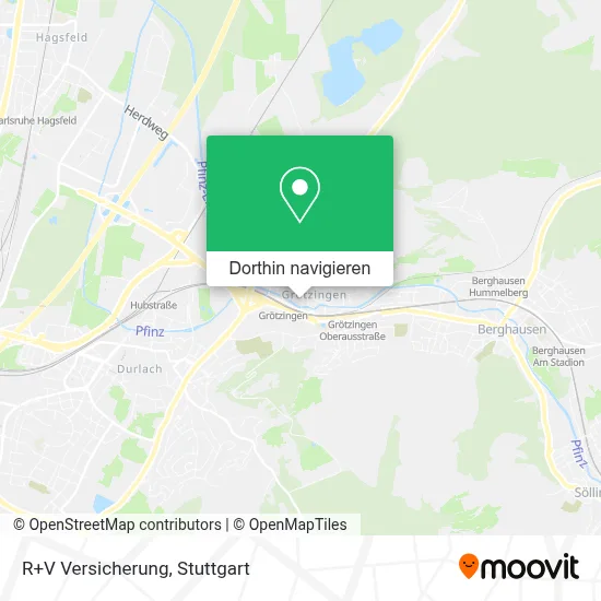 R+V Versicherung Karte