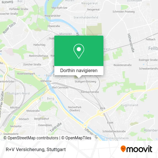 R+V Versicherung Karte