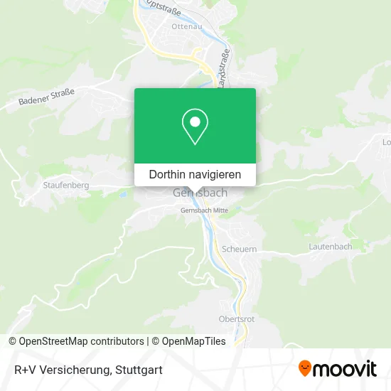 R+V Versicherung Karte