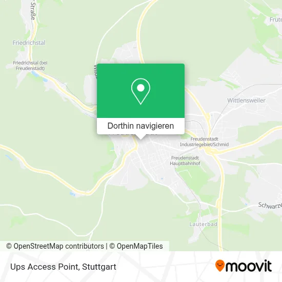 Ups Access Point Karte