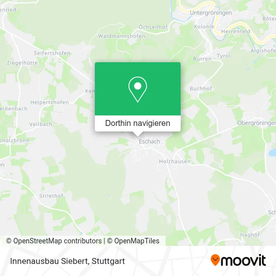 Innenausbau Siebert Karte