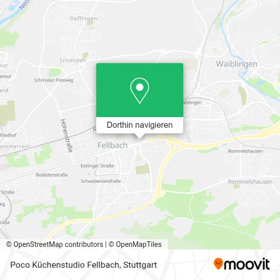Poco Küchenstudio Fellbach Karte