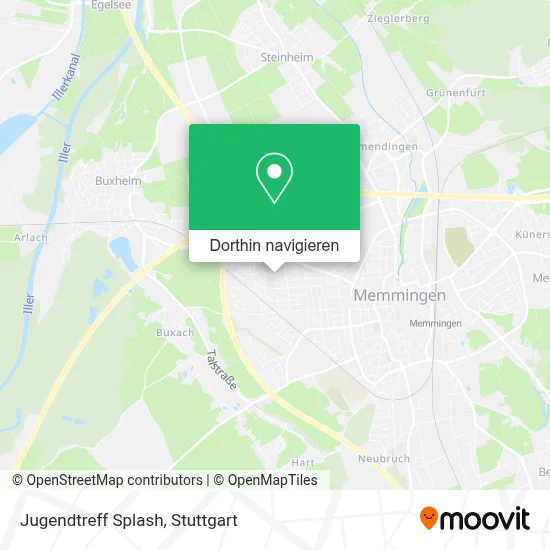Jugendtreff Splash Karte
