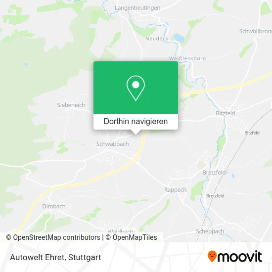Autowelt Ehret Karte