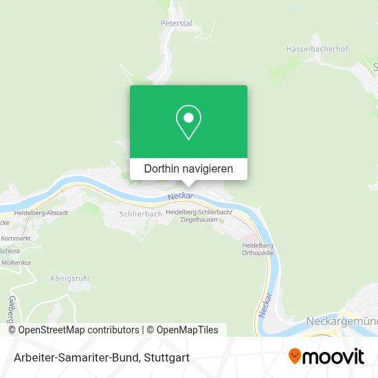 Arbeiter-Samariter-Bund Karte
